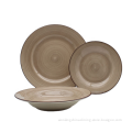 12pcs ceramic dinnerware set with handpainted design